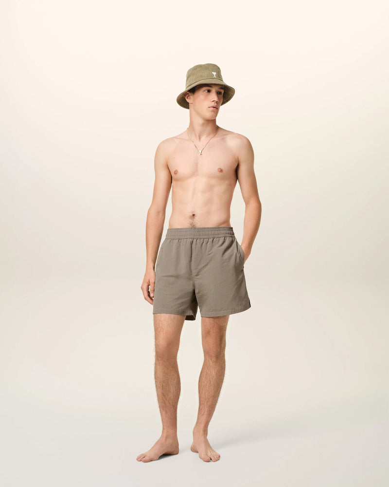 AMI - Short de Bain Cendre