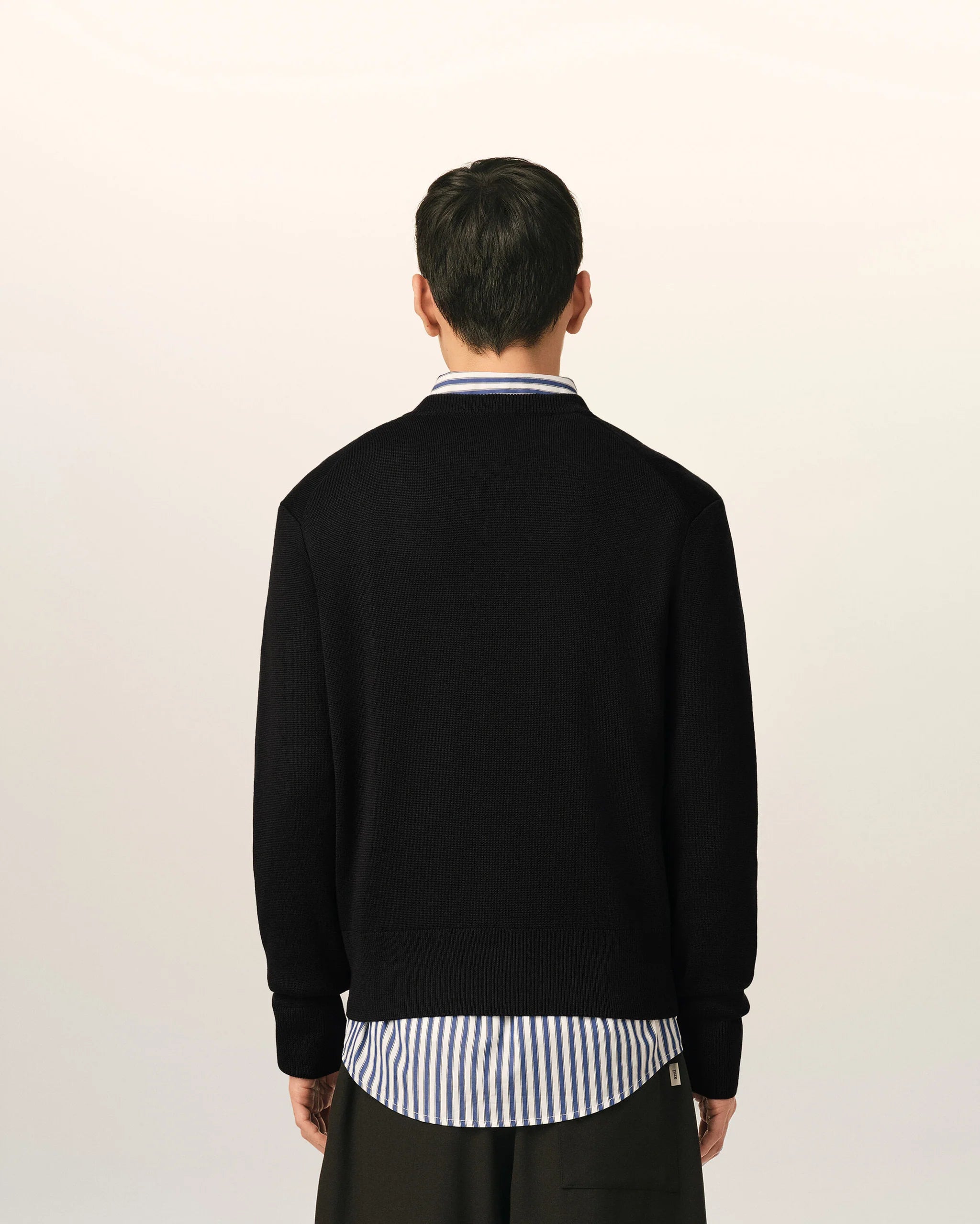 AMI - Cardigan Ami de Coeur Noir