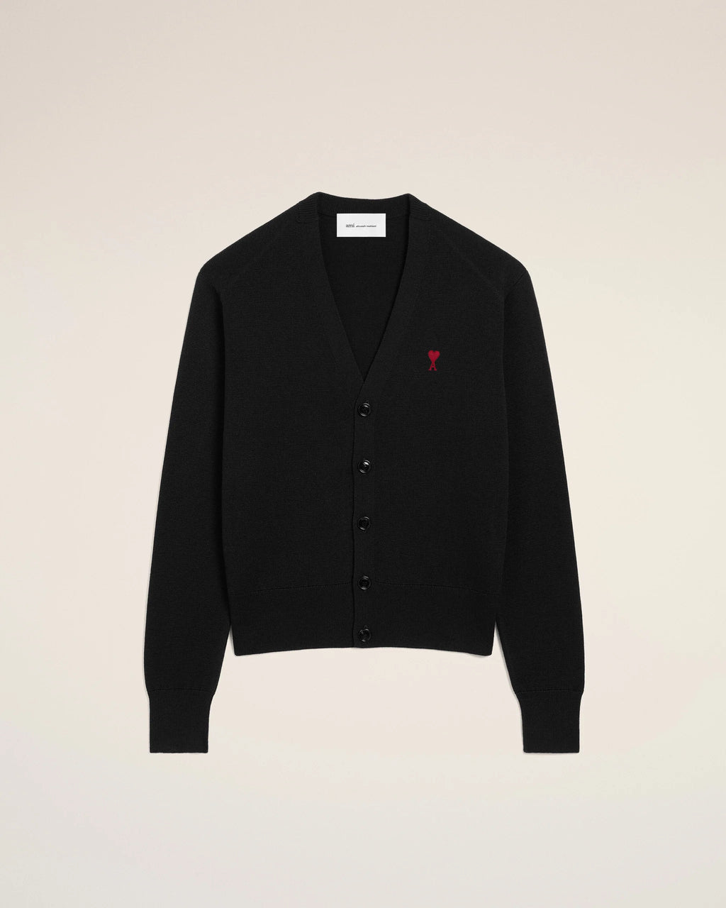 AMI - Cardigan Ami de Coeur Noir