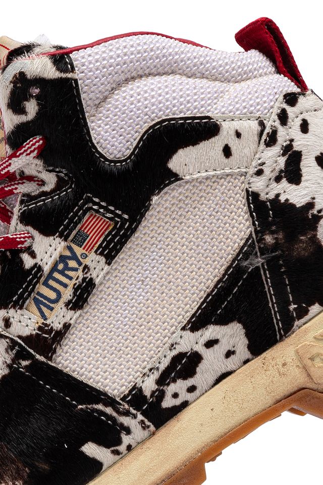 AUTRY - Chaussure Malga EFFET PONEY MARSHMALLOW ET MARRON