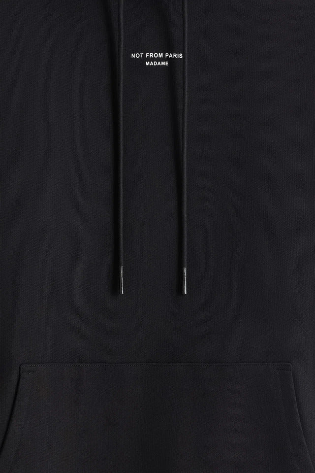 Drôle de Monsieur - Hoodie Slogan Classique Black