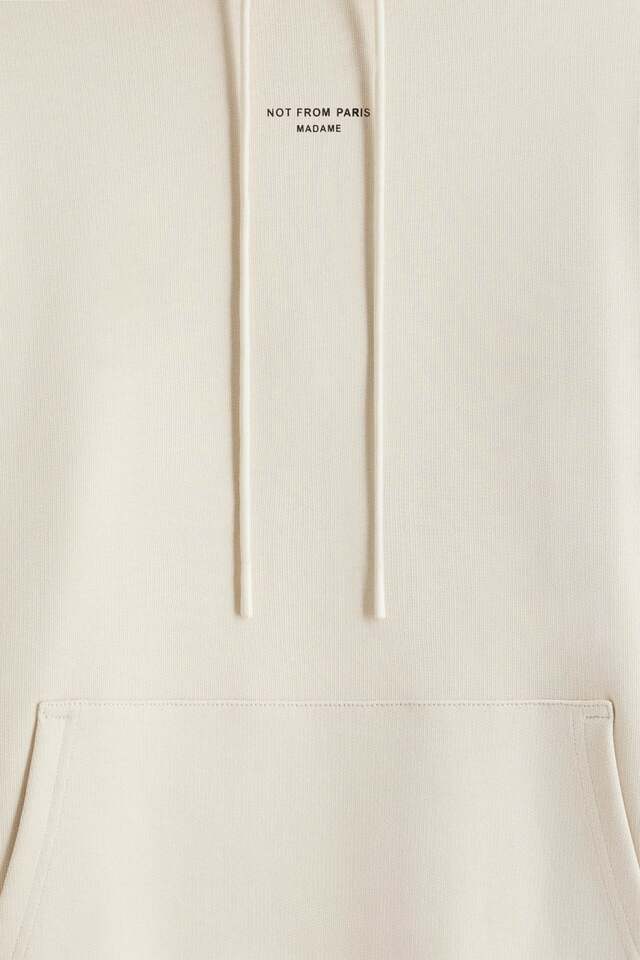 Drôle de Monsieur - Hoodie Slogan Classique Mastic