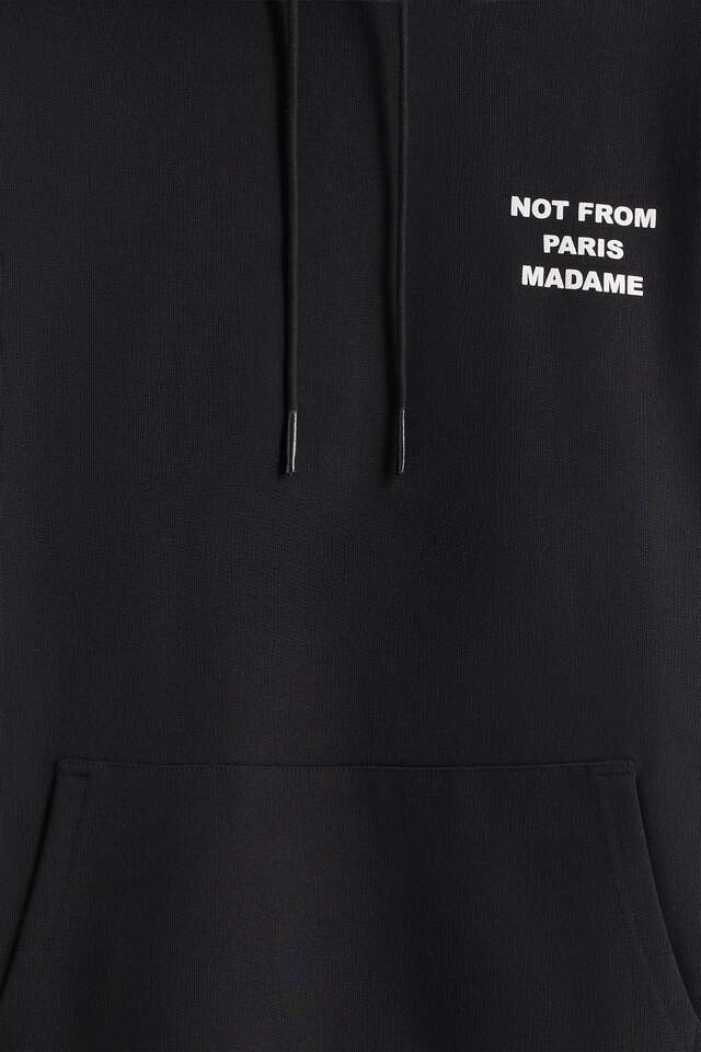Drôle de Monsieur - Hoodie Slogan Black