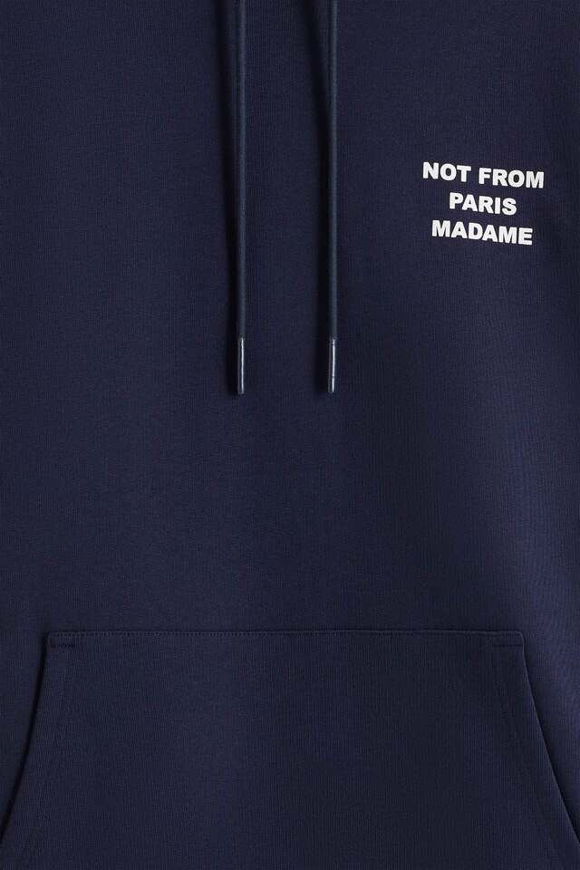 Drôle de Monsieur - Hoodie Slogan Navy