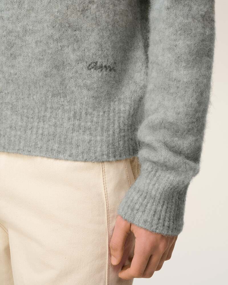 AMI - Polo Alpaga Gris