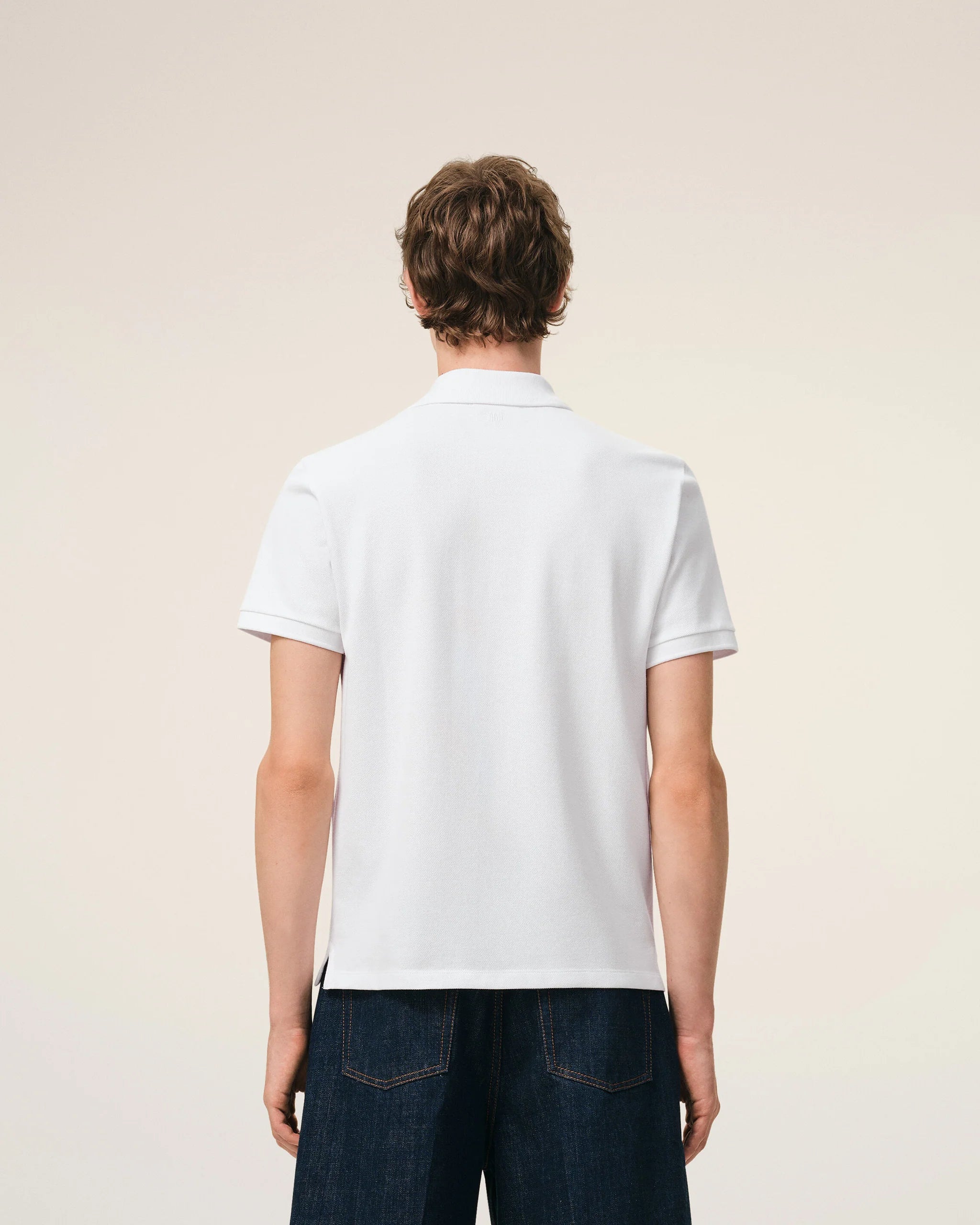 AMI - Polo Ami de Coeur Blanc/Noir