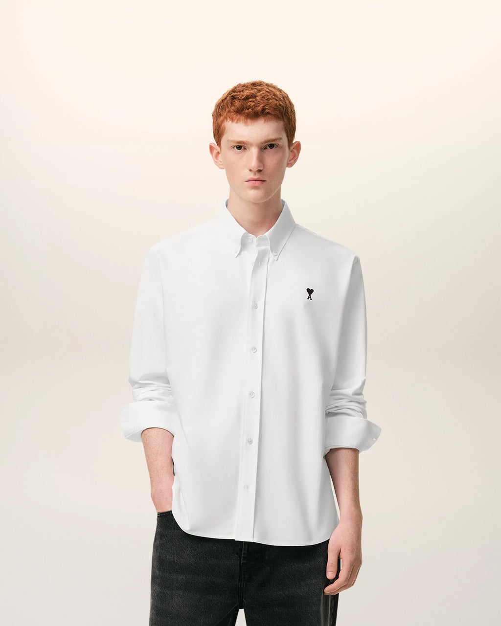 AMI - Chemise Blanche Ami de Coeur