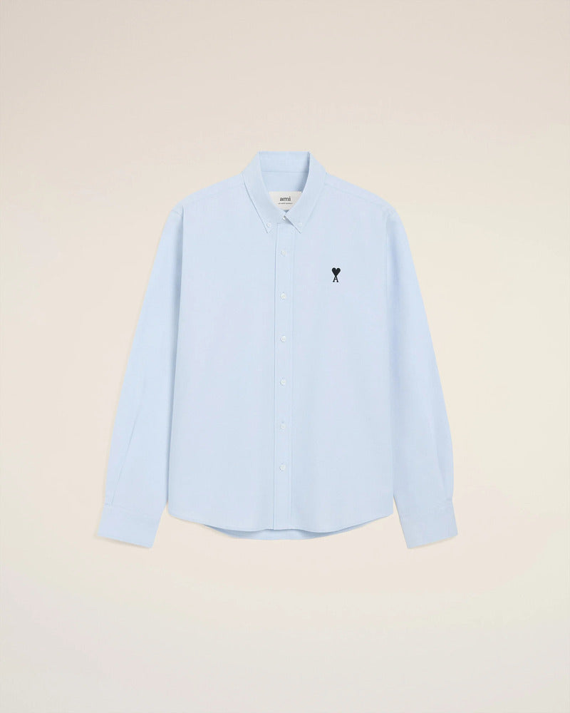 AMI - Chemise Ami de Coeur Bleu Ciel