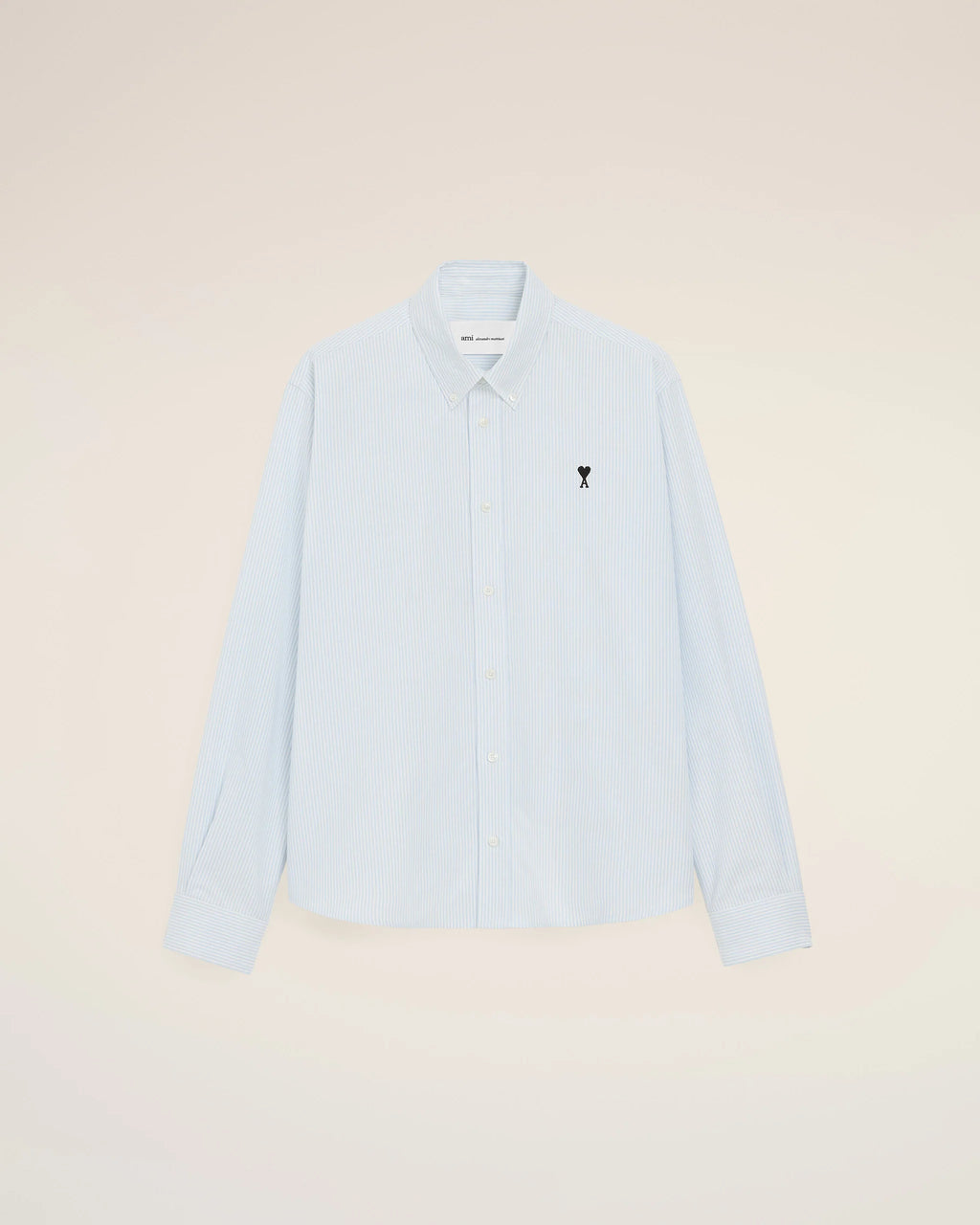 AMI - Chemise Ami de Coeur Bleu Ciel / Blanc Naturel