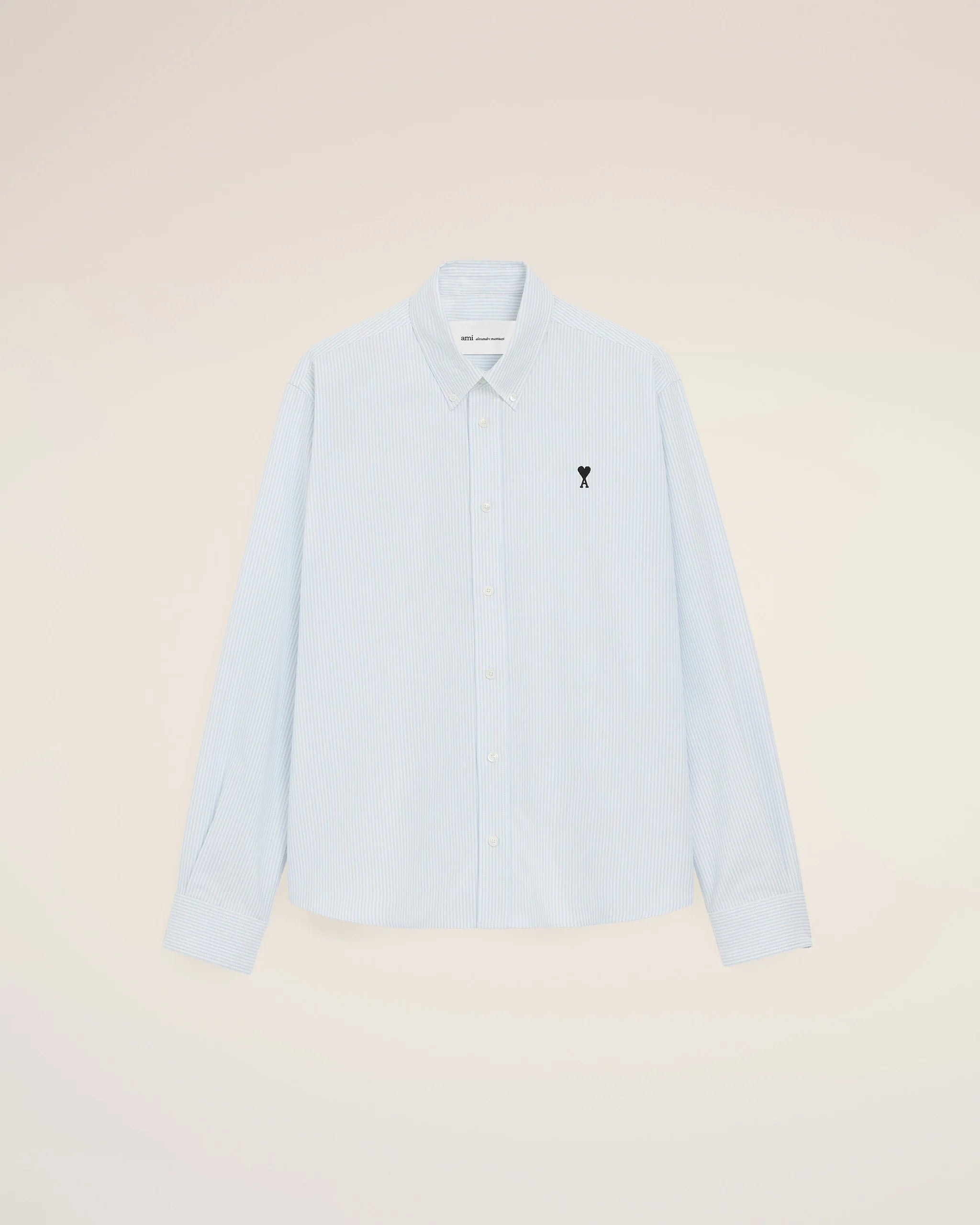 AMI - Chemise Ami de Coeur Bleu Ciel / Blanc Naturel