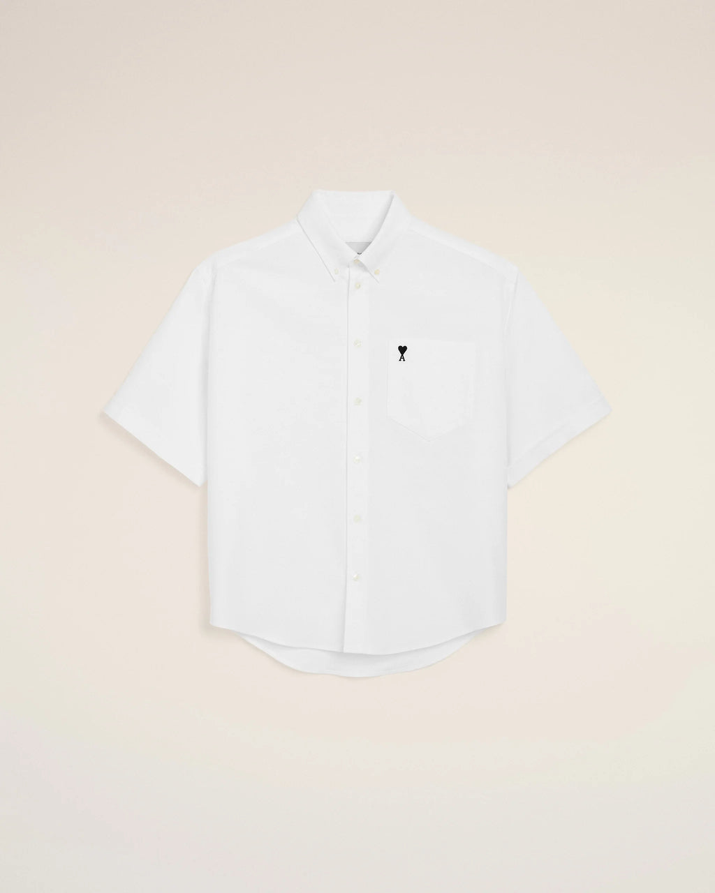 AMI - Chemise Boxy Ami de coeur Blanche