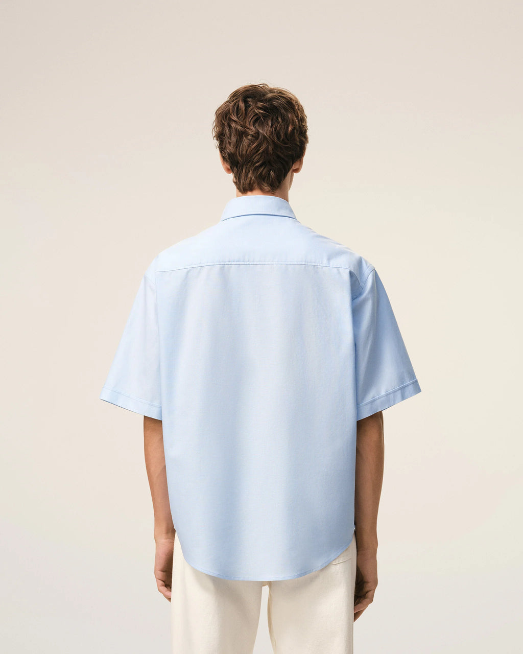 AMI - Chemise Boxy Ami de coeur Bleu Ciel