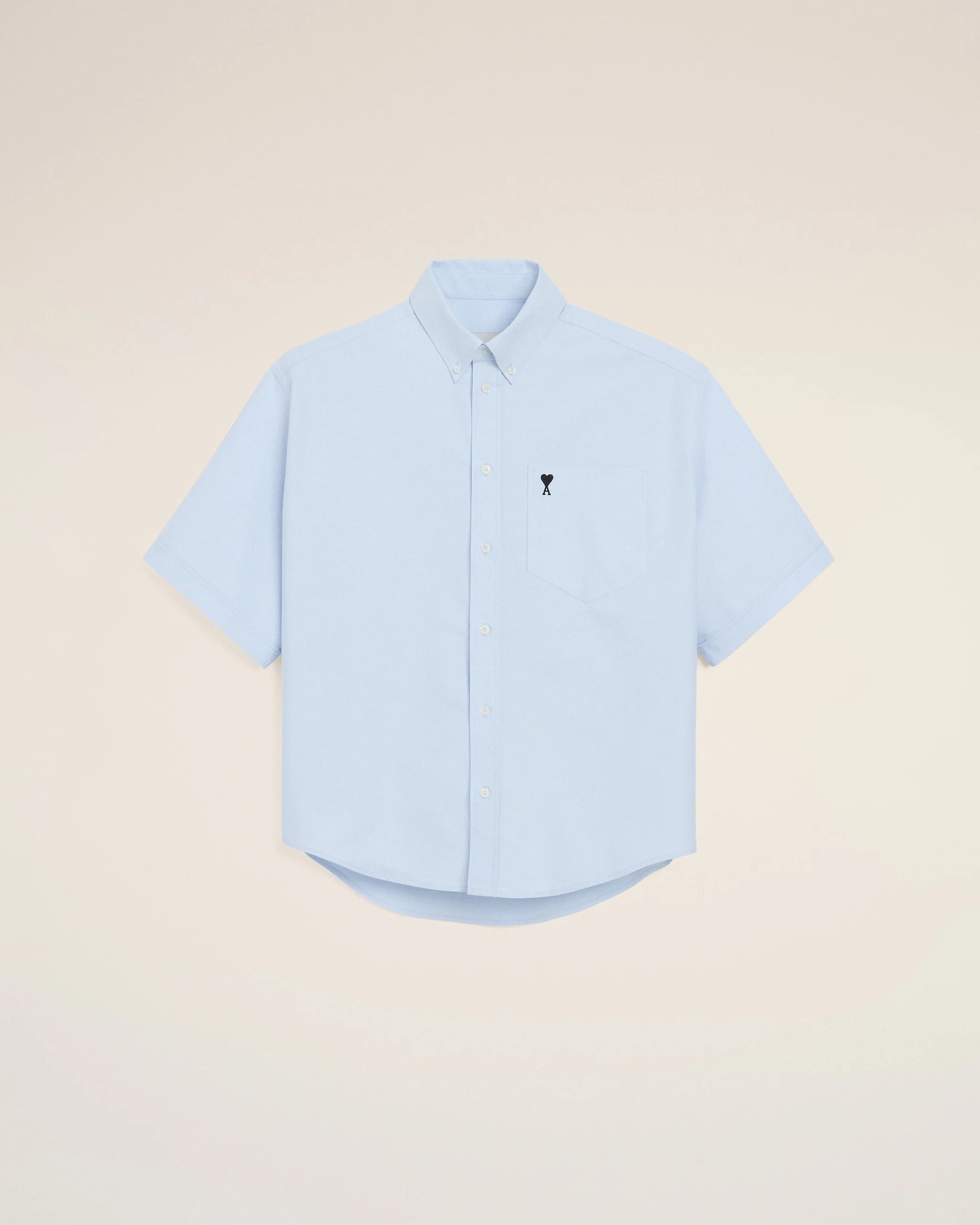 AMI - Chemise Boxy Ami de coeur Bleu Ciel