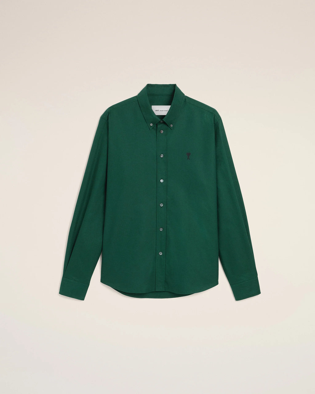 AMI - Chemise Ami de coeur Vert Bouteille