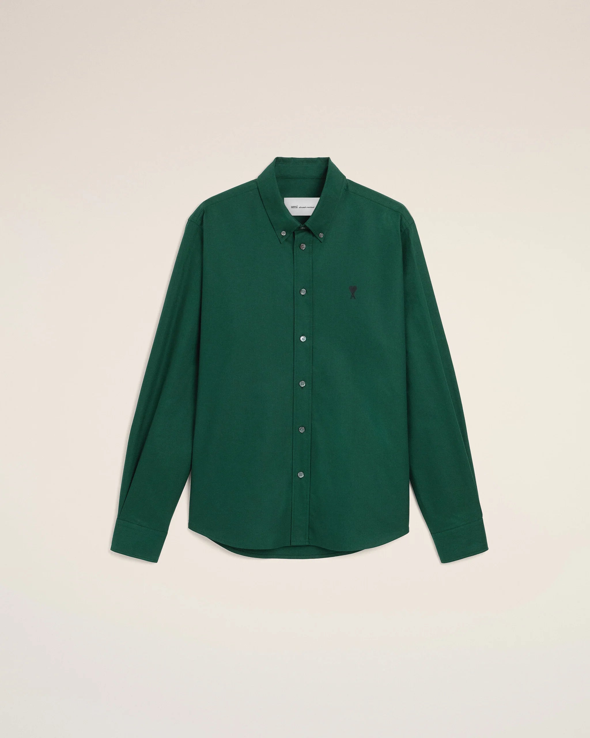 AMI - Chemise Ami de coeur Vert Bouteille