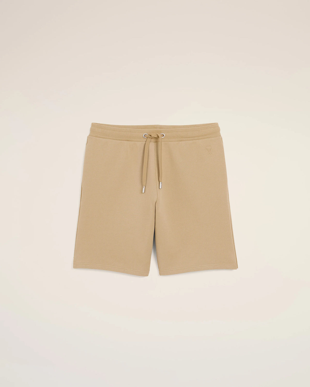 AMI - Short Ami de Coeur embossé Beige mastic