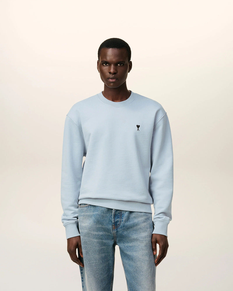 AMI - Sweat Ami de Coeur Bleu Ciel