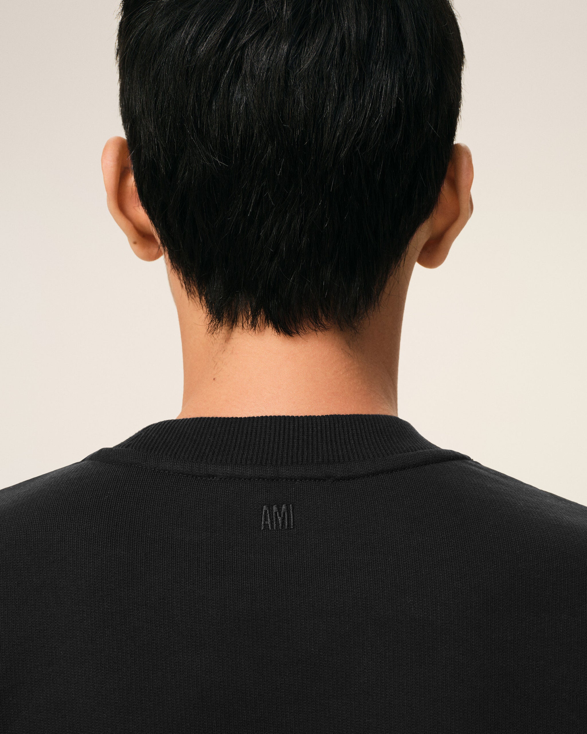 AMI - Sweatshirt Ami de coeur Noir/Blanc