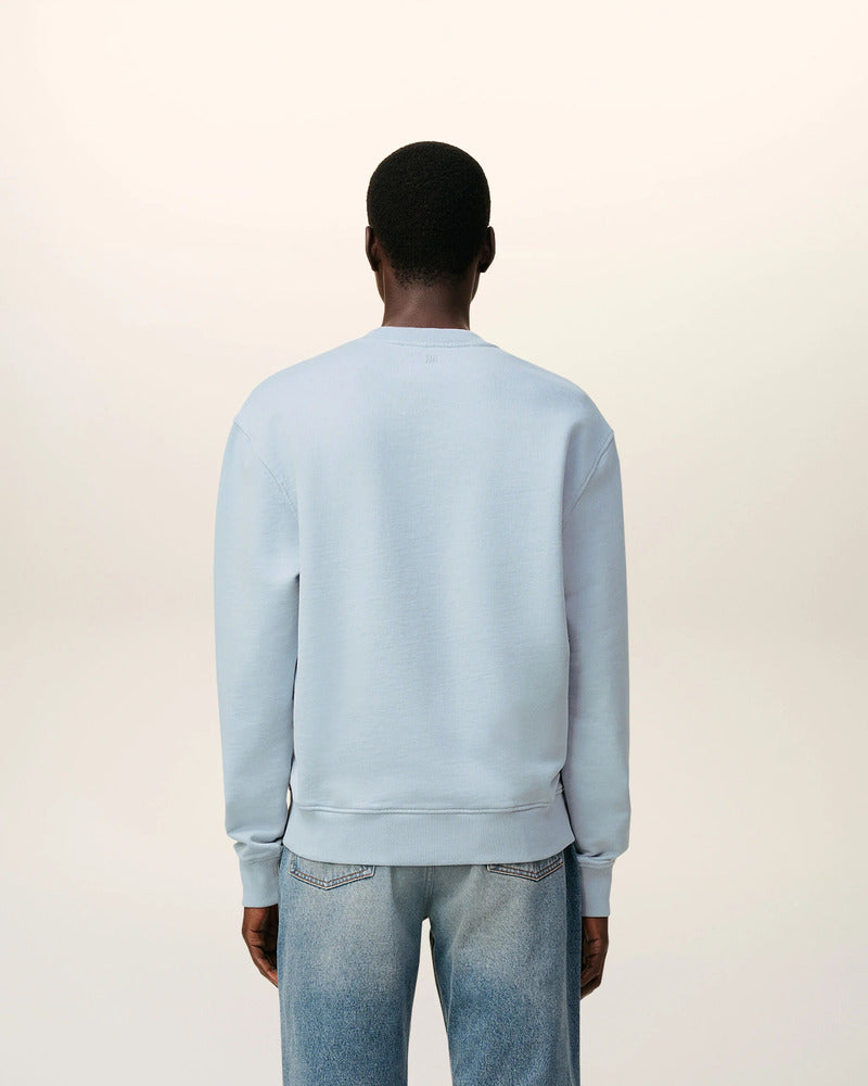 AMI - Sweat Ami de Coeur Bleu Ciel