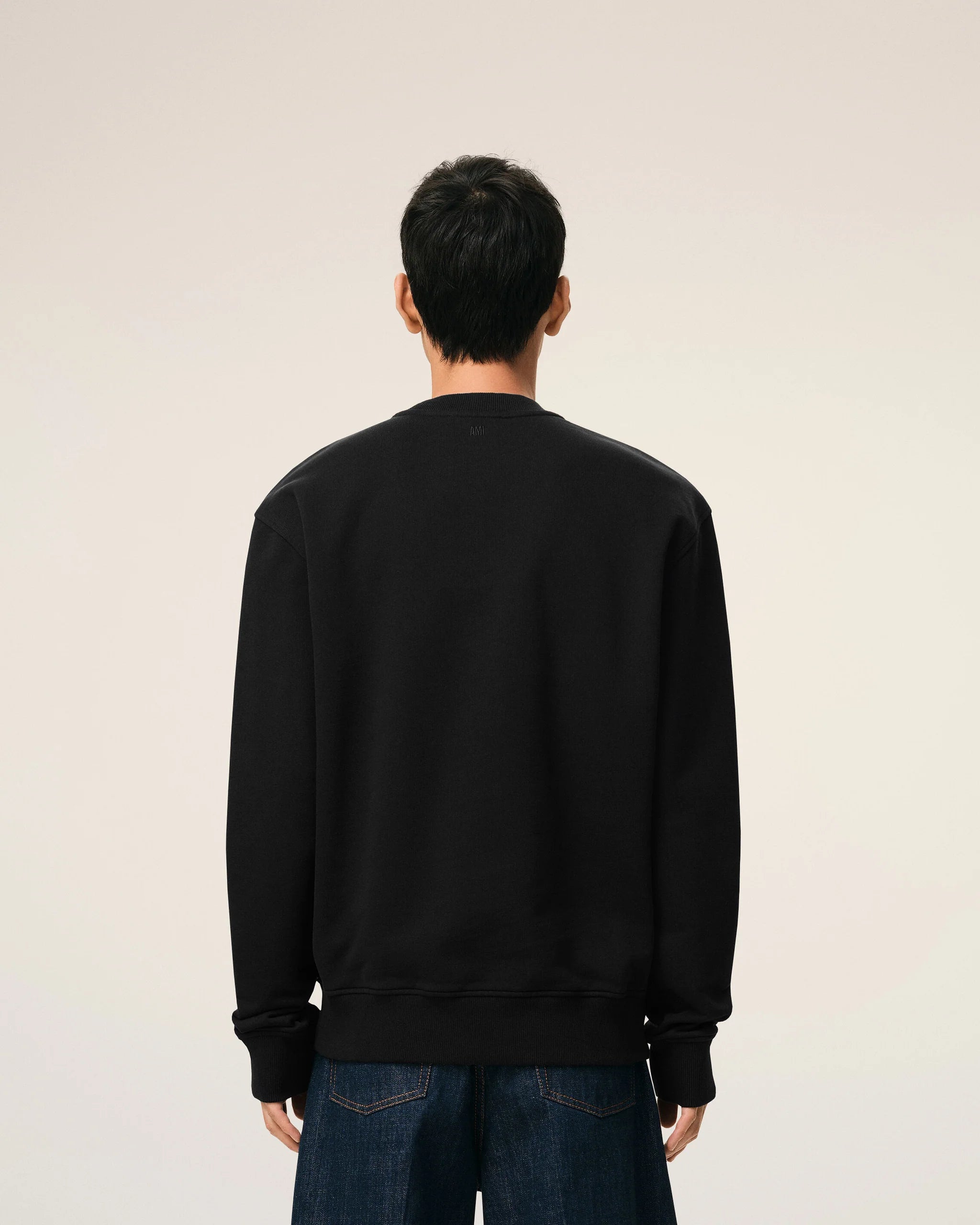 AMI - Sweatshirt Ami de coeur Noir/Blanc