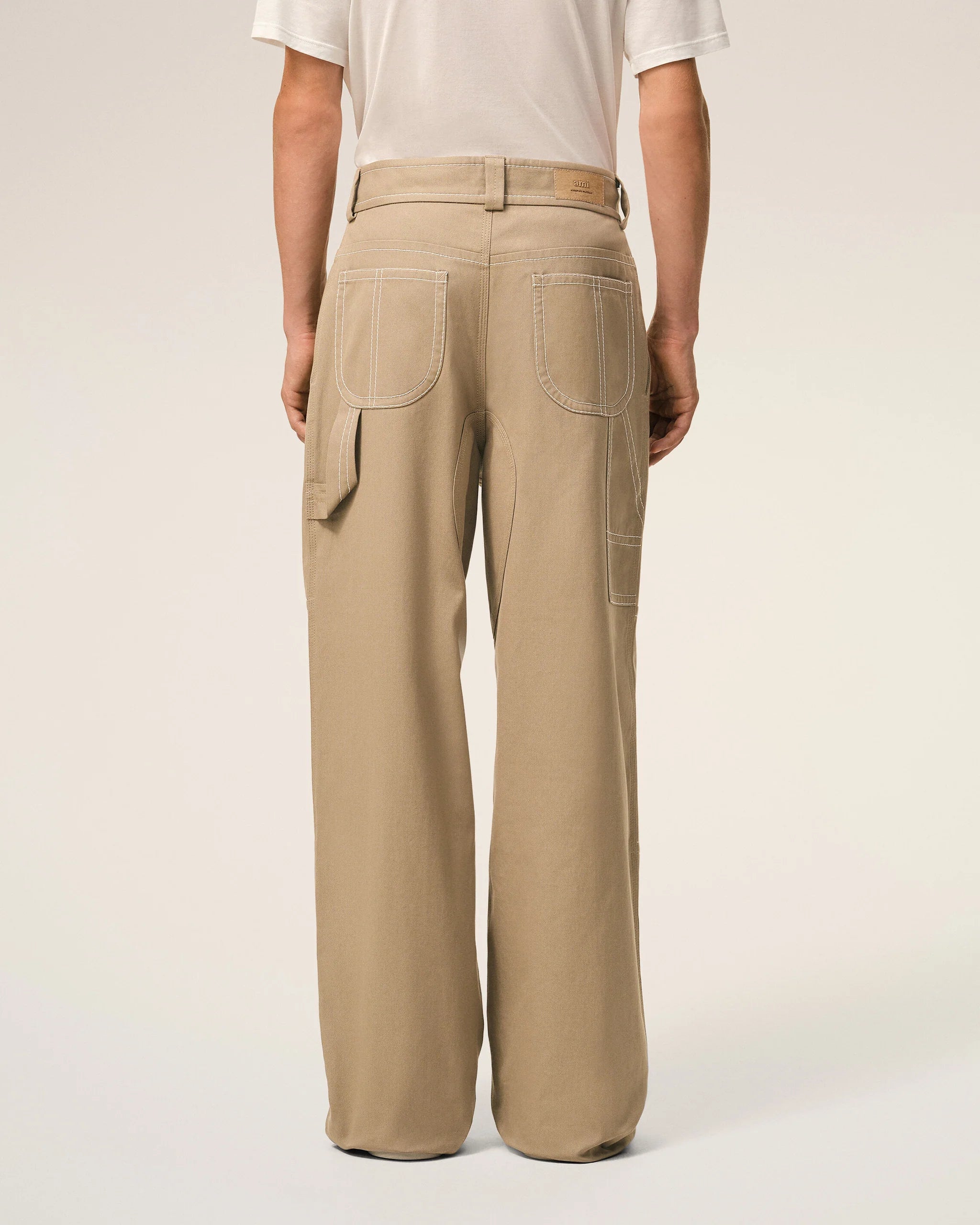 AMI - Pantalon Worker Beige