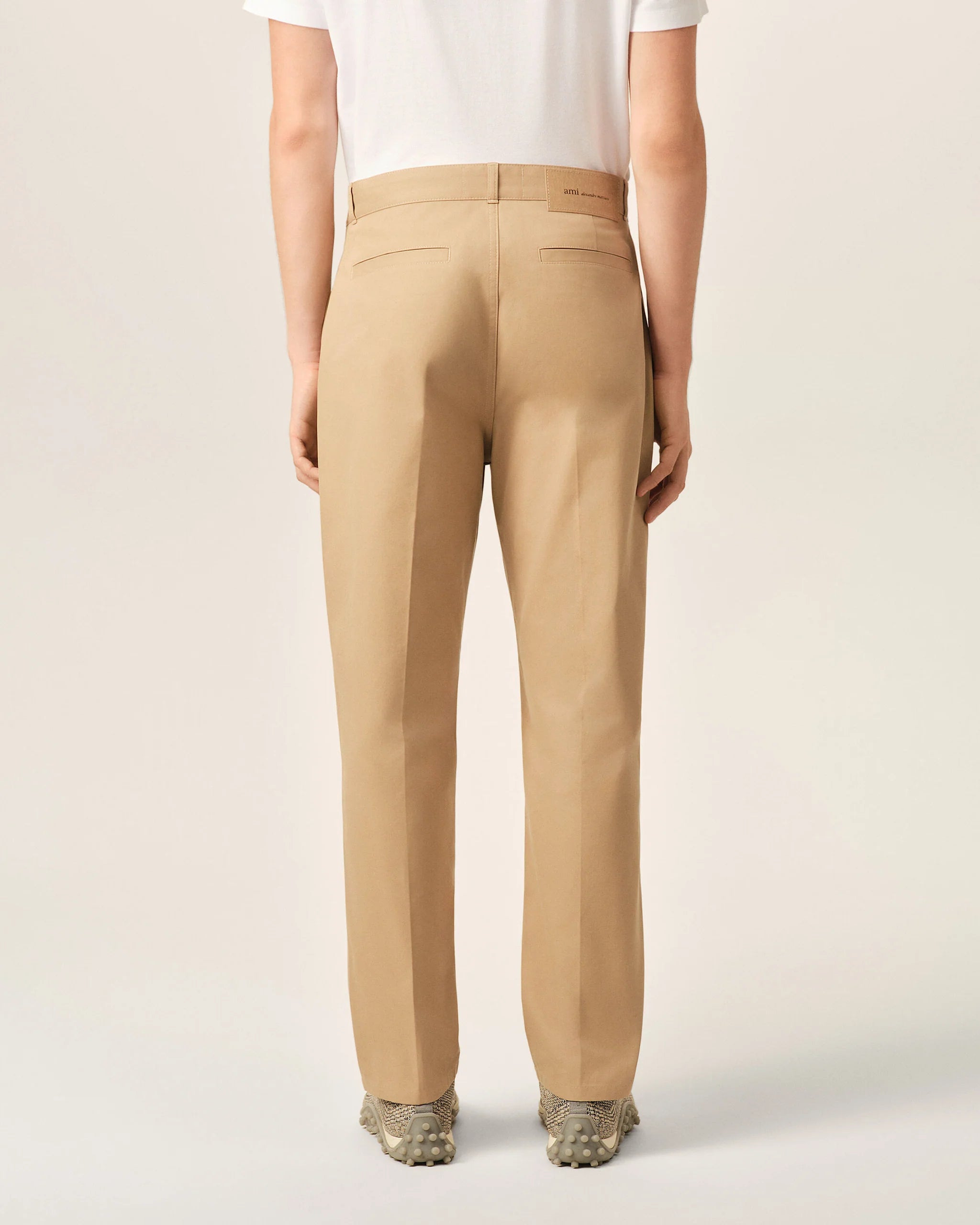 AMI - Pantalon Parisian Fit Mastic Beige