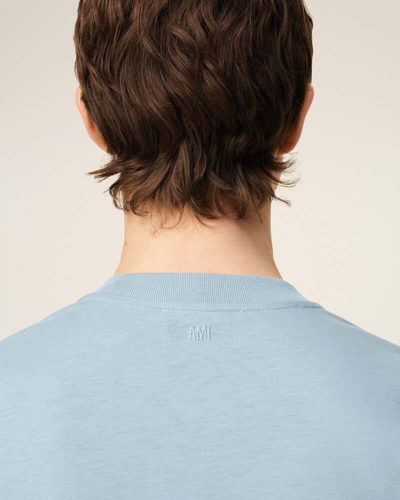 AMI - T-Shirt Ami de Coeur Ciel