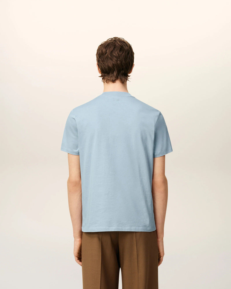 AMI - T-Shirt Ami de Coeur Ciel