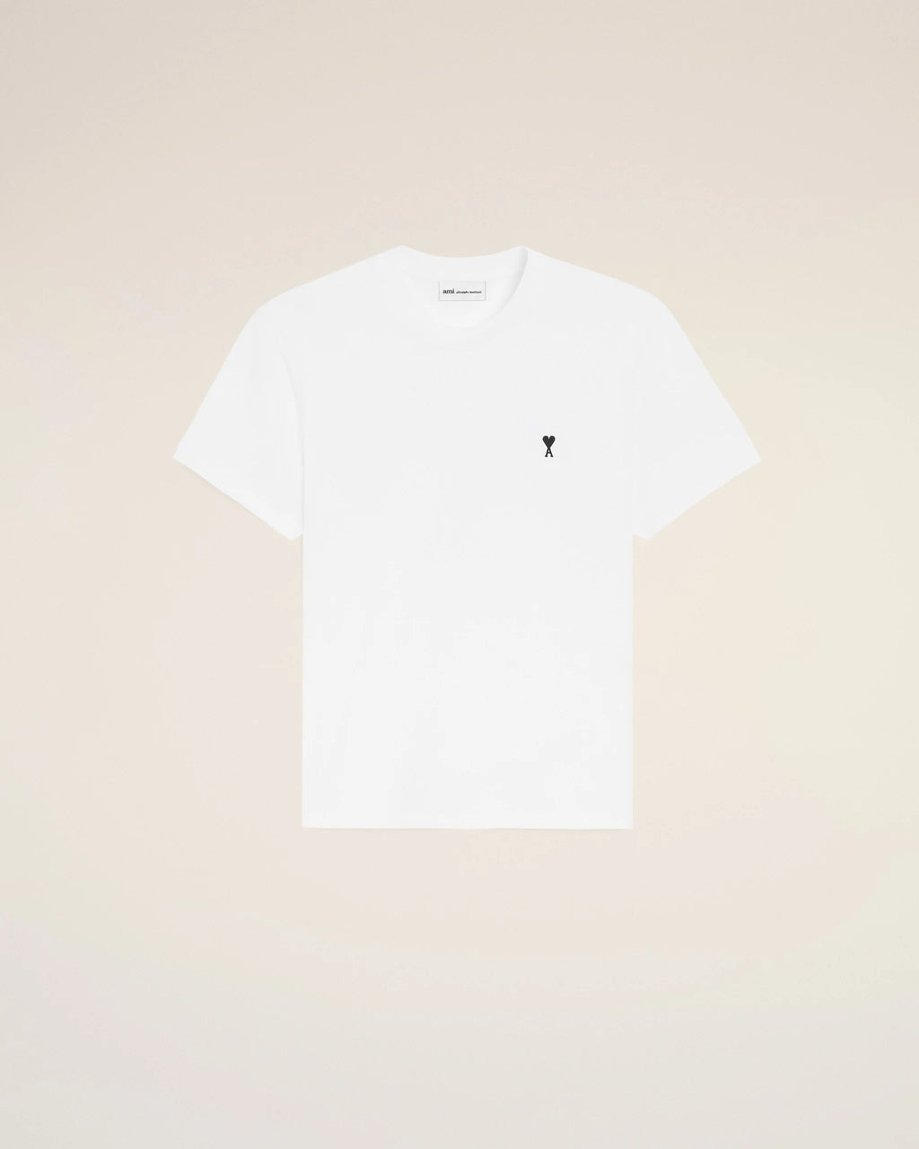 AMI - T-shirt Ami de coeur Blanc/Noir
