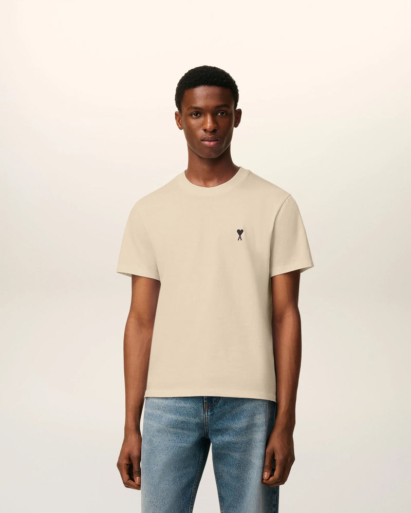 AMI - T-Shirt Ami de Coeur Café Crème