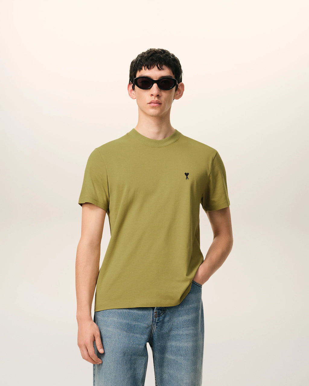 AMI - T-shirt Ami de coeur Matcha
