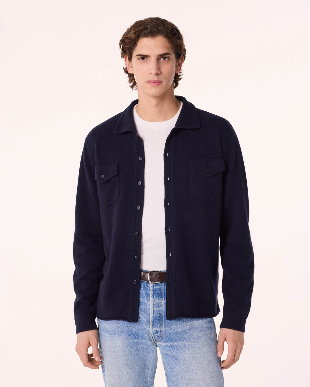 Kujten - Chemise Julius Bleu Marine Foncé
