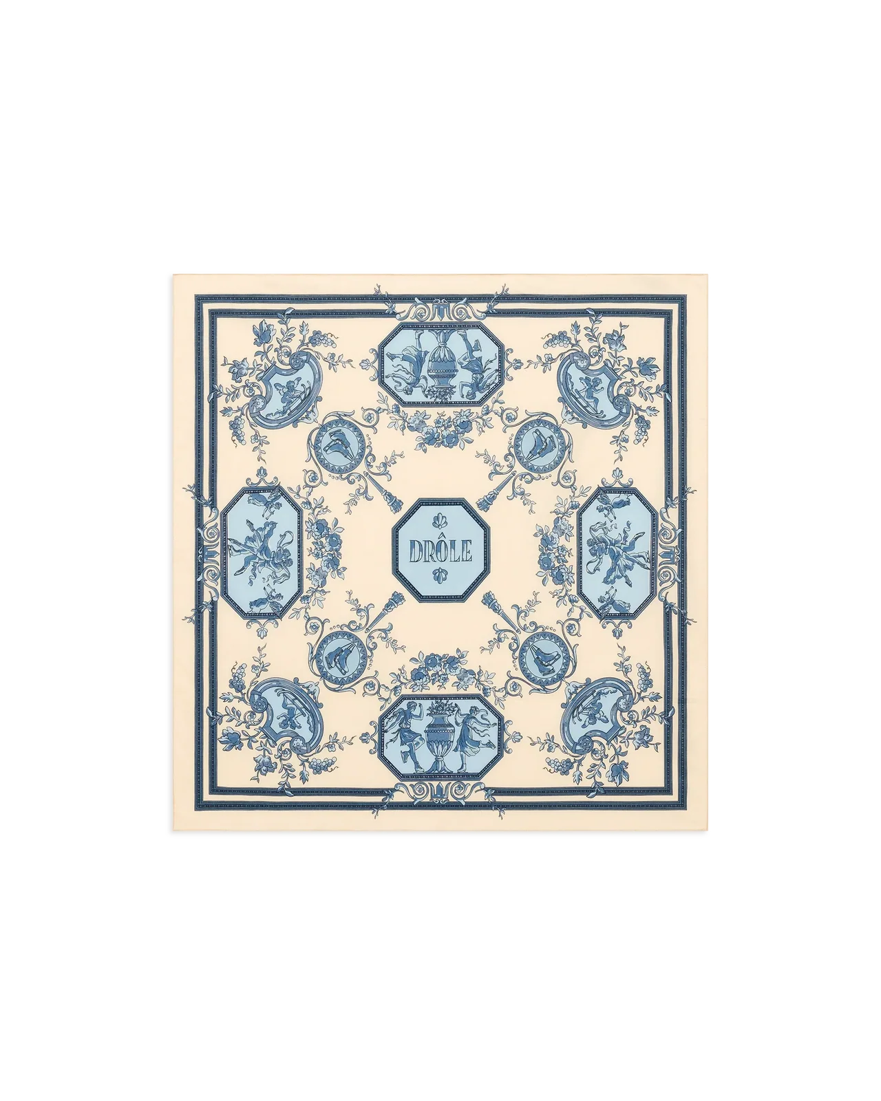 Drôle de Monsieur - Le Foulard Patineur Bleu