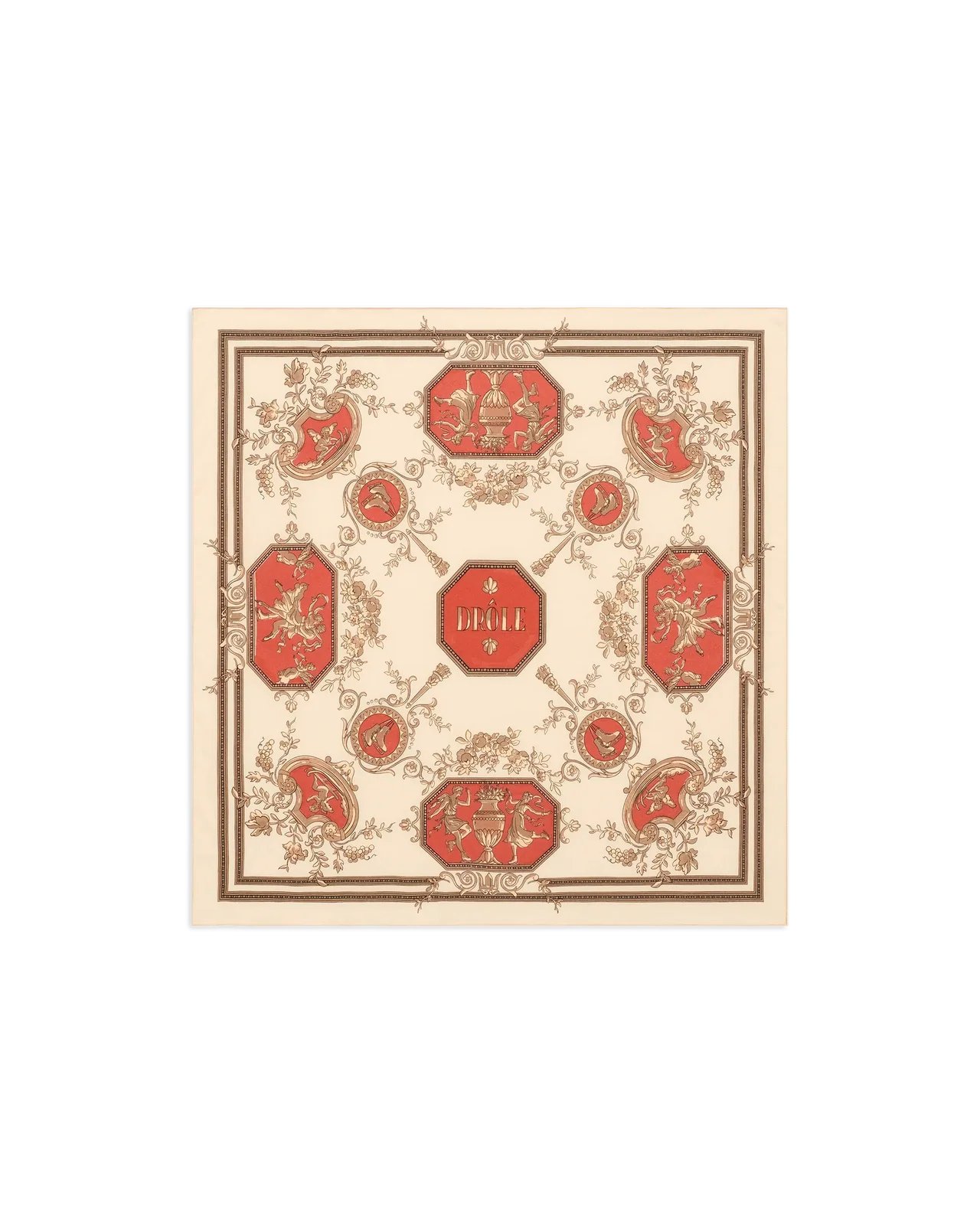 Drôle de Monsieur - Le Foulard Patineur Orange