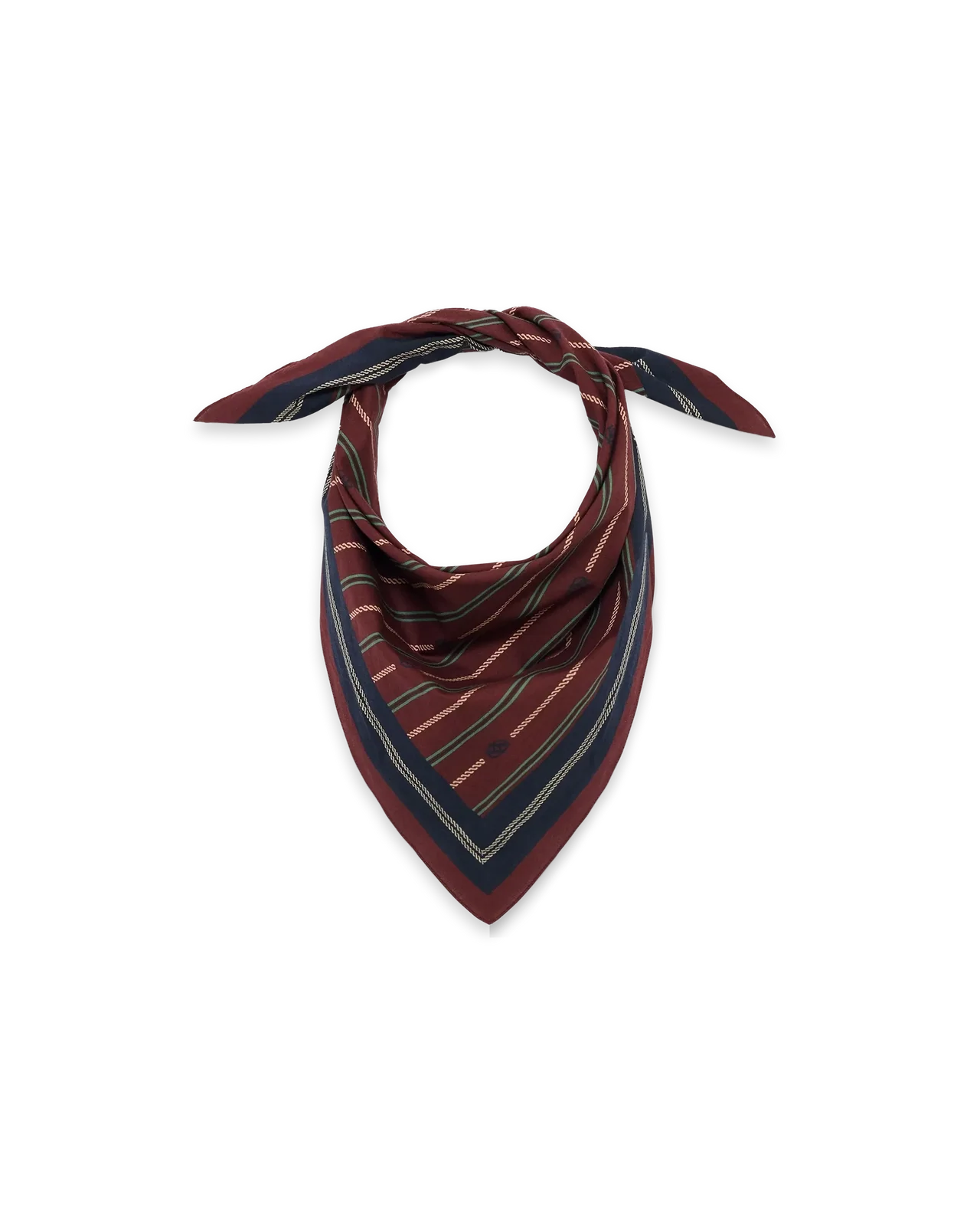 Drôle de Monsieur - Le Foulard Monogramme Wine