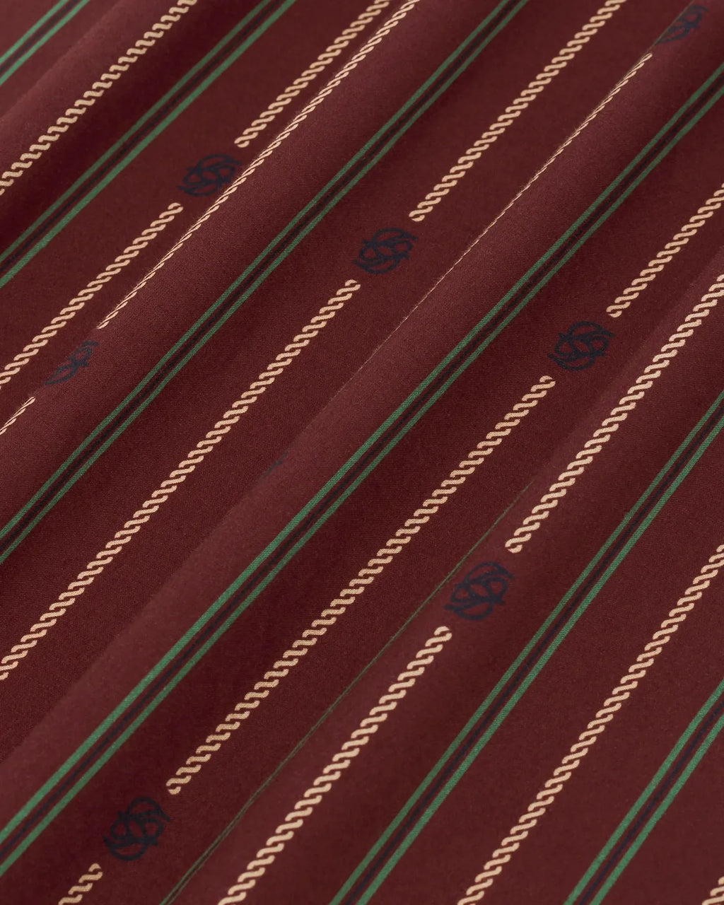 Drôle de Monsieur - Le Foulard Monogramme Wine