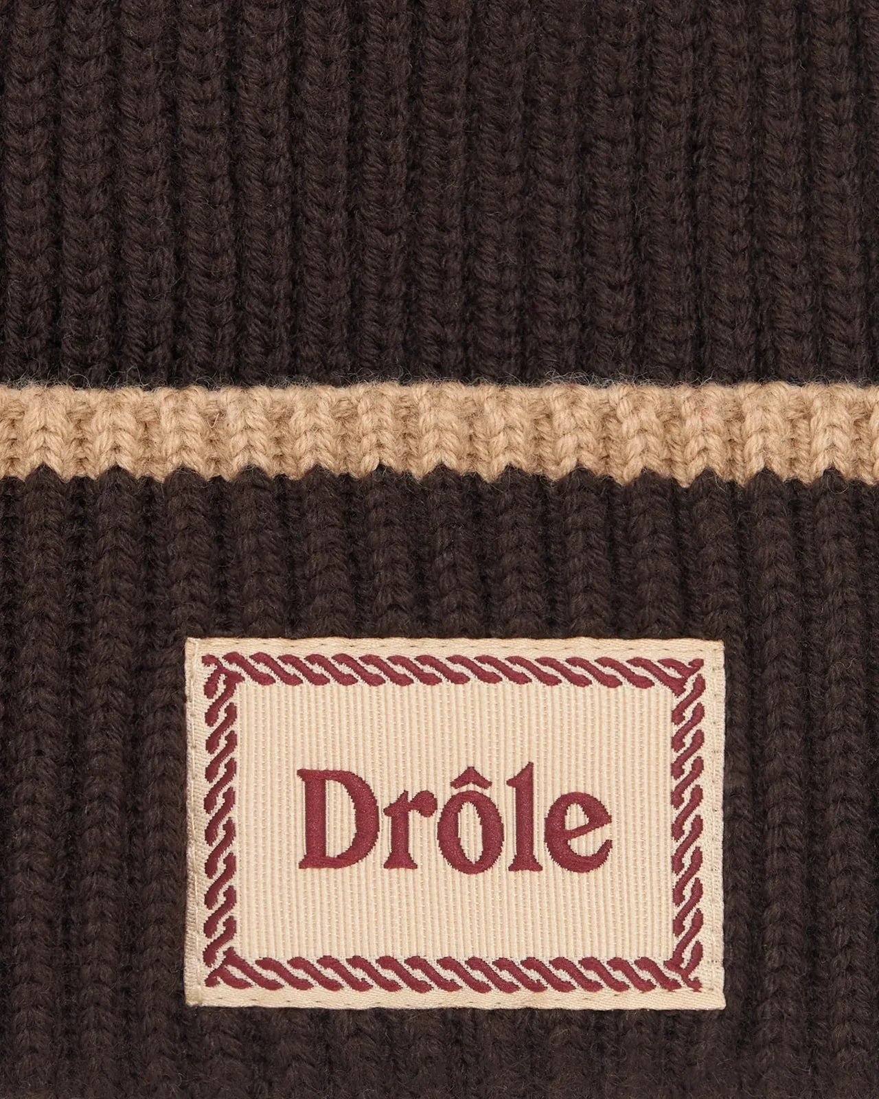 Drôle de Monsieur - Le Bonnet Laine Marron