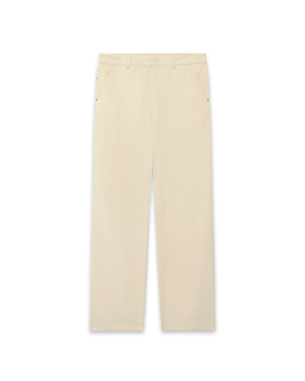 Drôle de Monsieur - Le pantalon Baggy Velours Ecru