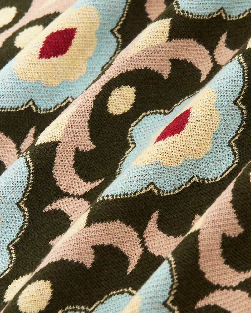 Drôle de Monsieur - Cardigan La Maille Tapisserie Kaki