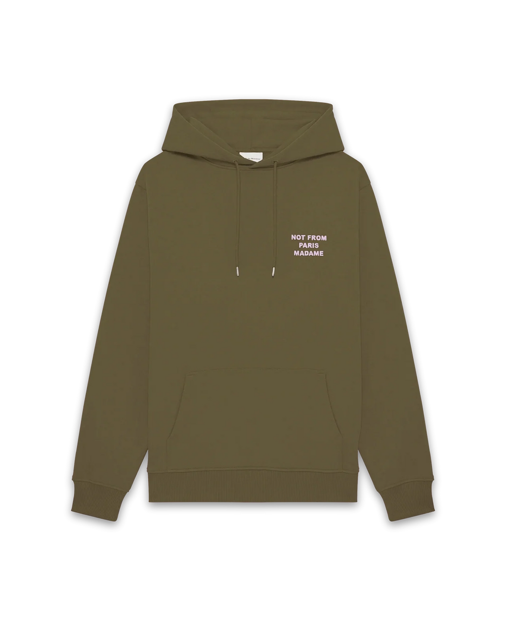 Drôle de Monsieur - Hoodie Slogan Kaki