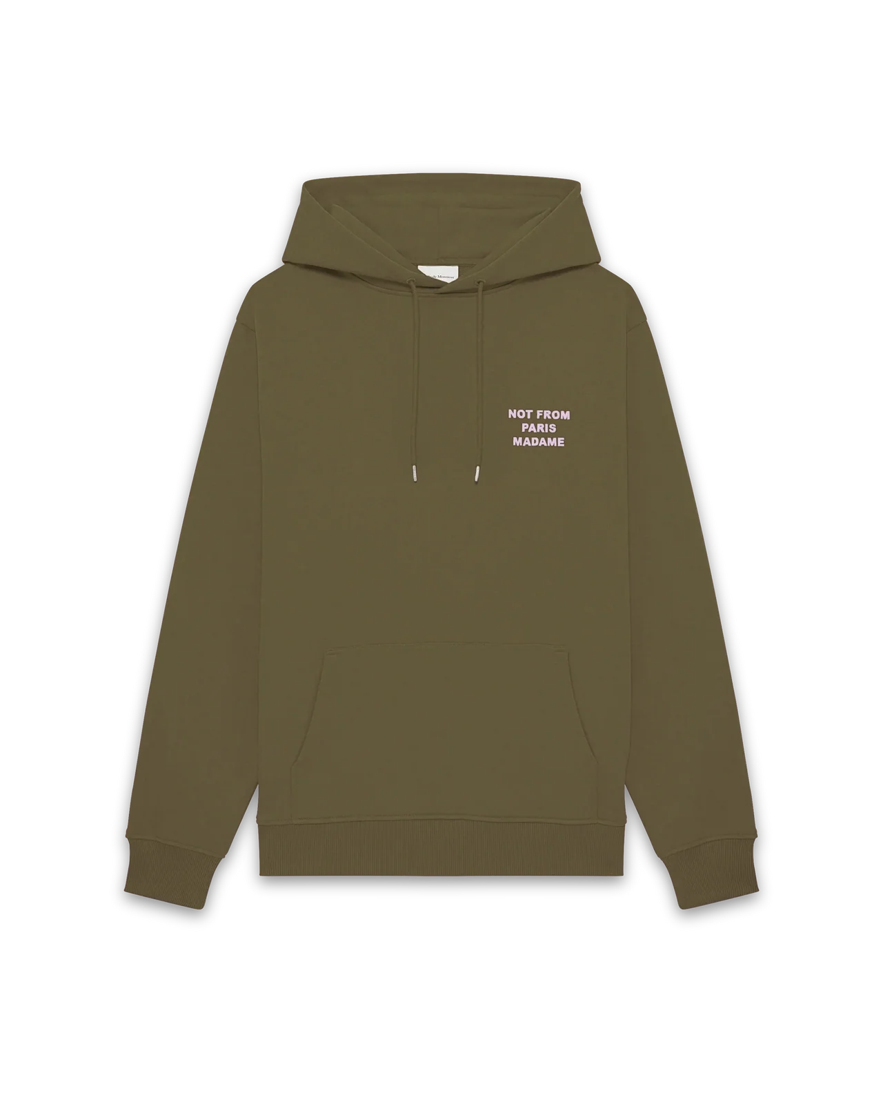 Drôle de Monsieur - Hoodie Slogan Kaki