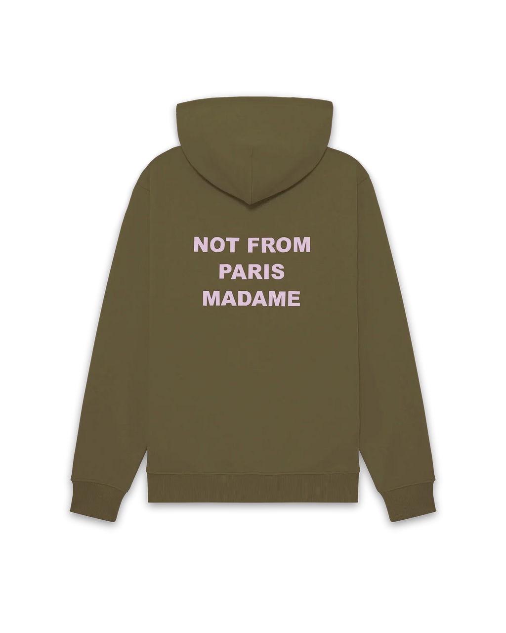 Drôle de Monsieur - Hoodie Slogan Kaki