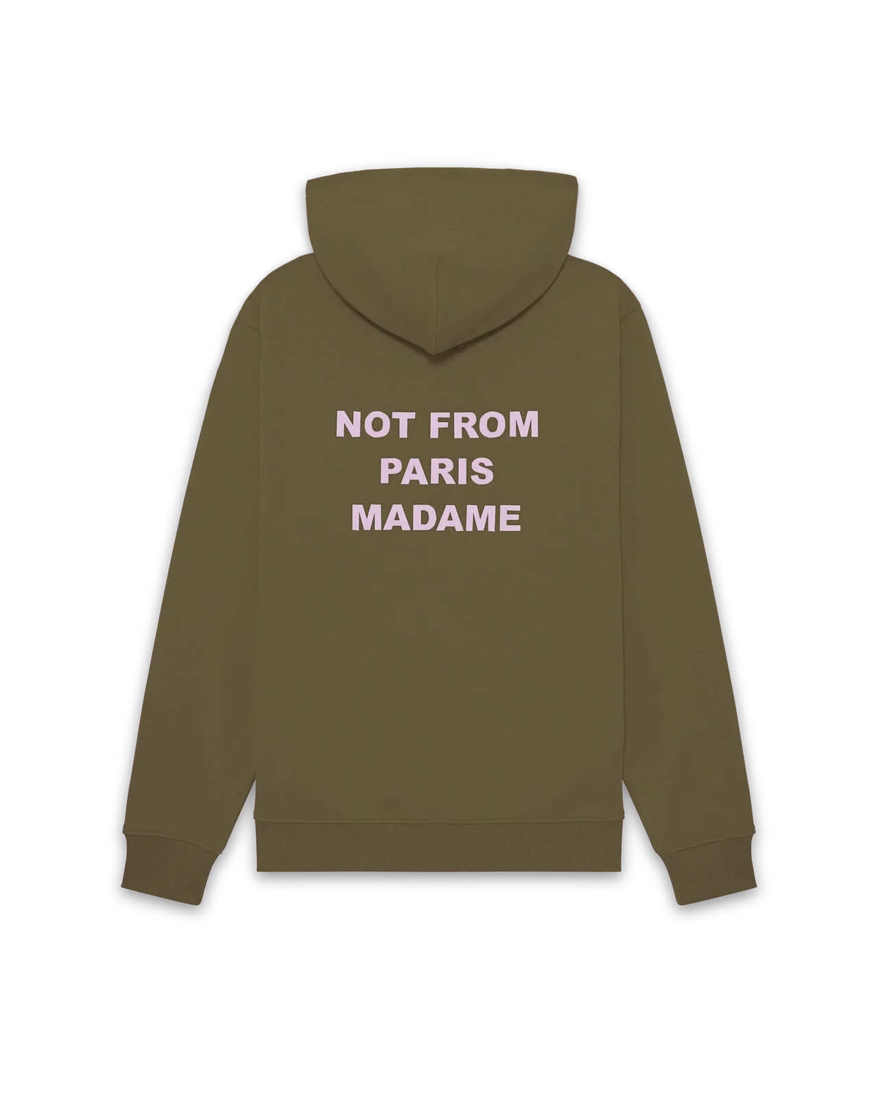 Drôle de Monsieur - Hoodie Slogan Kaki