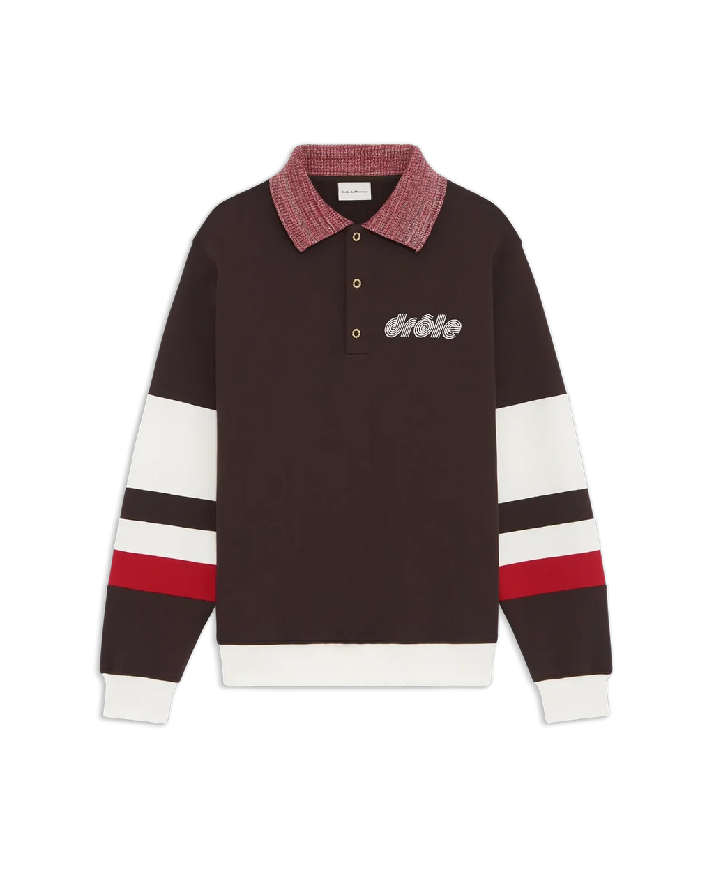 Drôle de Monsieur - Le Polo Sport Dark Brown