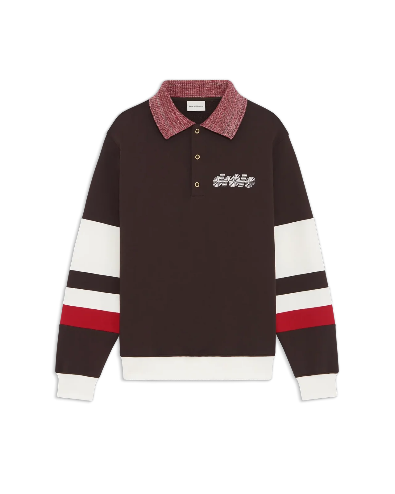 Drôle de Monsieur - Le Polo Sport Dark Brown