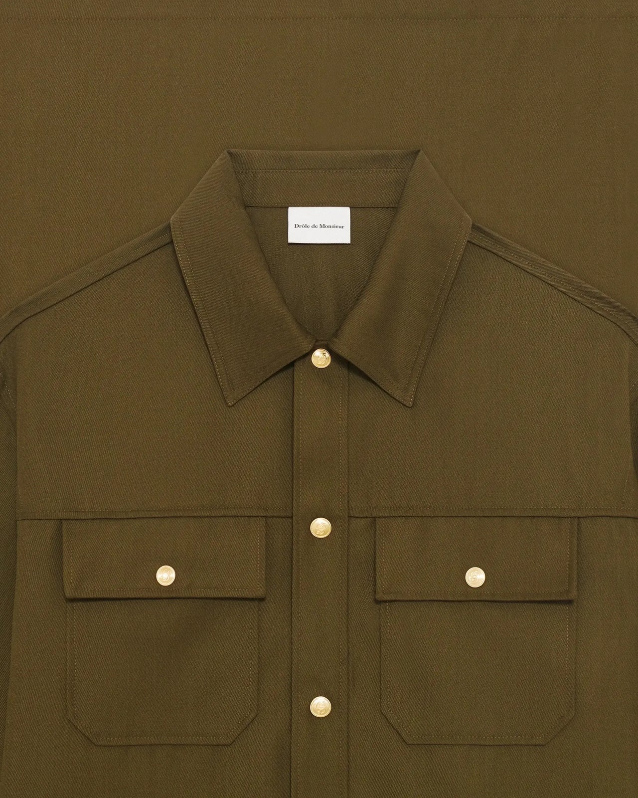 Drôle de Monsieur - La Surchemise à Poche Kaki