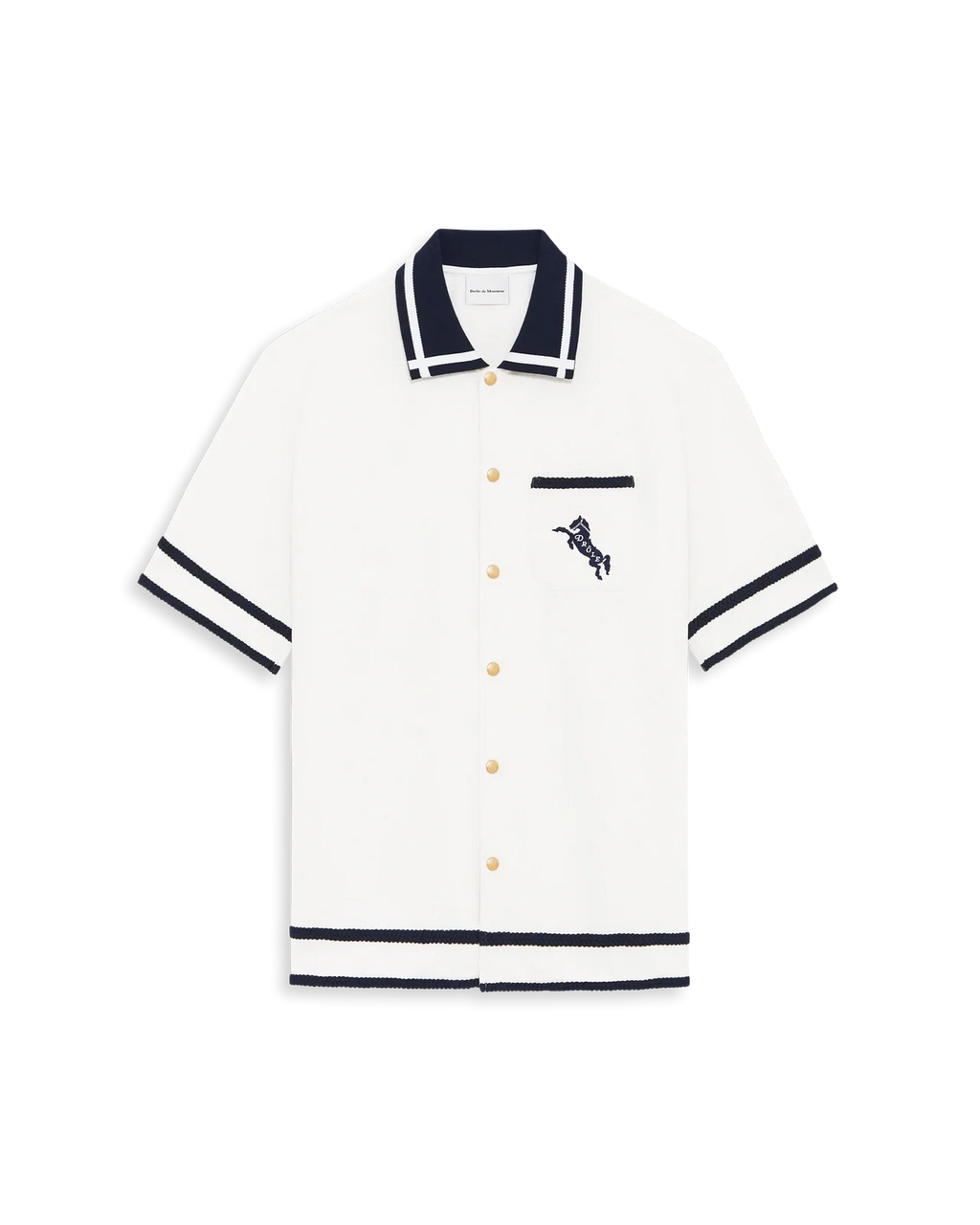 Drôle de Monsieur - La Chemise Piquée Cheval Tofu