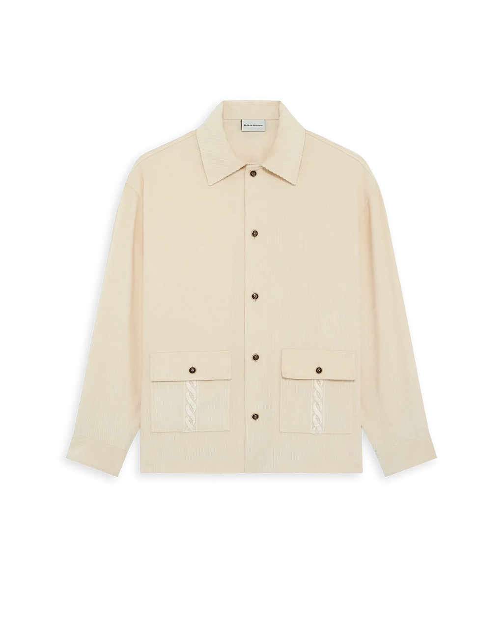 Drôle de Monsieur - La Surchemise Corduroy Ecru