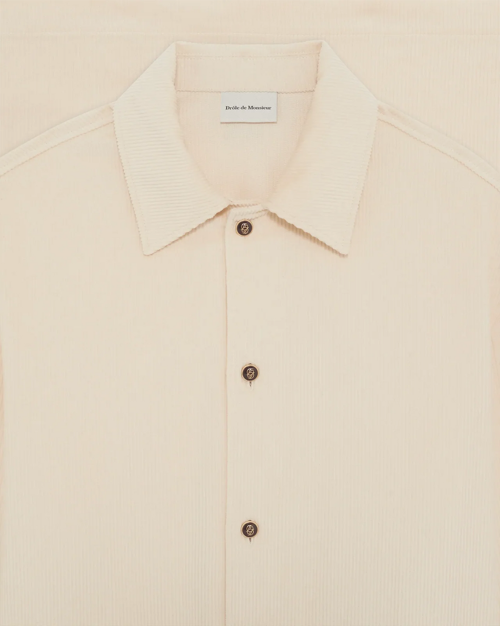 Drôle de Monsieur - La Surchemise Corduroy Ecru