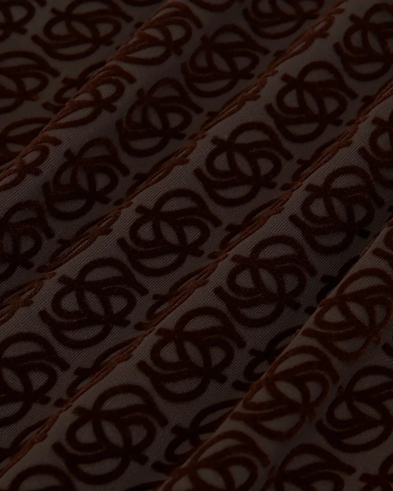 Drôle de Monsieur - La Veste de Survêtement Monogramme Dark Brown